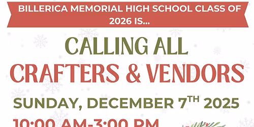 Billerica Memorial High School Craft Fair