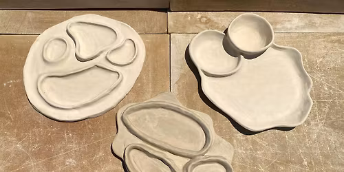 Ceramic Snack Tray  Class- Intro to Pottery Class