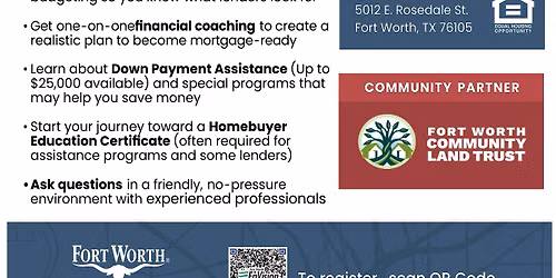 Homebuyer's Resource Fair:                      Financial Coaching Workshop