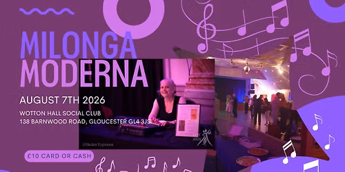 Tango Encantado's Milonga Moderna (Traditional Milonga with some full length alt cortinas) + AIRCON