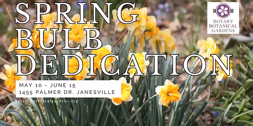 Spring Bulb Dedication