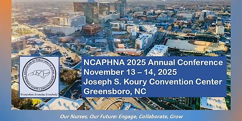 Tax Exempt NCAPHNA 2025 Annual Conference Registration
