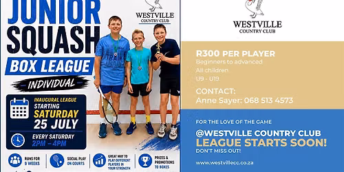 Durban Junior Squash Box League