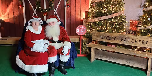 Santa at Cackle Hatchery During Christmas on Commercial