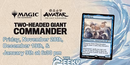 Two-Headed Giant Commander: Avatar The Last Airbender @TGF!