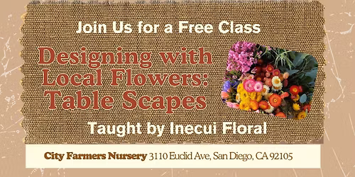 \ud83d\udc90 Designing with local flowers: table arrangement