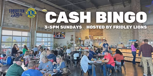 Cash Bingo at Forgotten Star Brewing
