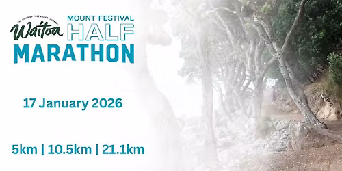 2026 Waitoa Mount Festival Half Marathon