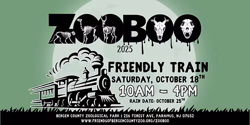 Zoo Boo TRAIN Ride only Saturday Day 10-4pm