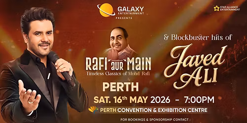 JAVED ALI - Golden Voice of Nation Live in Perth