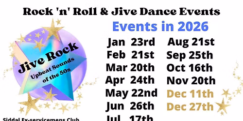 Jive Rock - Friday 16th October \u2b50\ufe0f