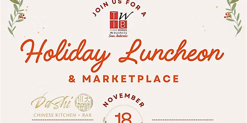 Texas Women In Business November Market Day Luncheon at Dashi
