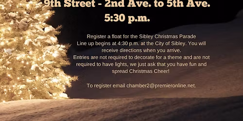 Sibley's Annual Christmas Parade