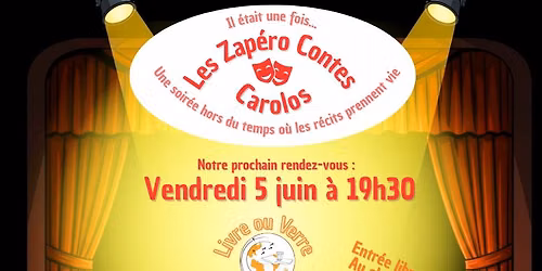 Les Zapéro Contes Carolos sont de retour 😀 — 6, Passage de la Bourse, 6000 Charleroi, Belgium