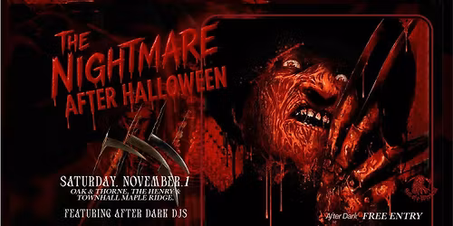 THE NIGHTMARE AFTER HALLOWEEN AT TOWNHALL MAPLE RIDGE