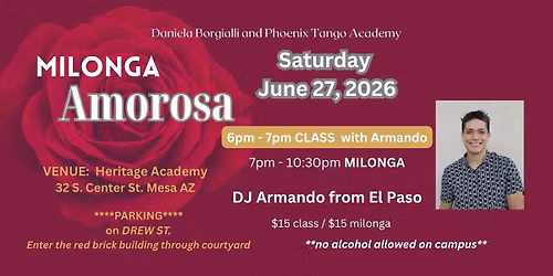 Milonga Amorosa - JUNE EDITION 