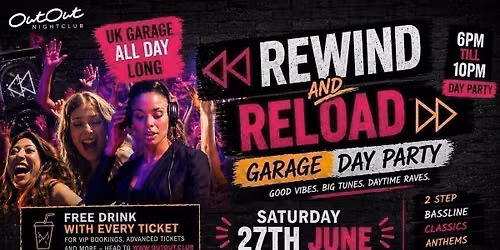Garage Day Party - Over 25's