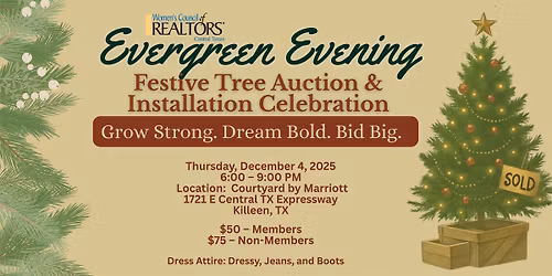 Evergreen Evening: Tree Auction & Installation Celebration