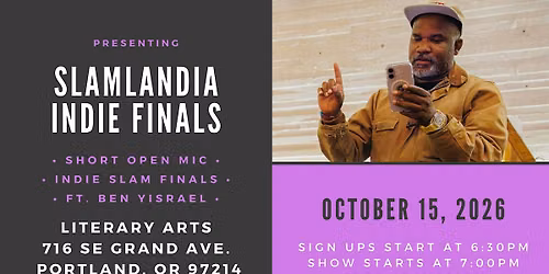 Slamlandia Indie Finals ft. Ben Yisrael
