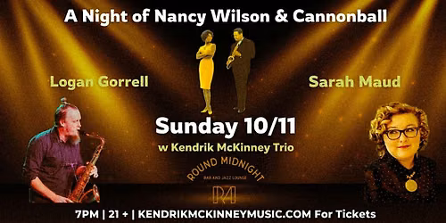 A Night of Nancy Wilson & Cannonball: Sarah Maud & Logan Gorrell