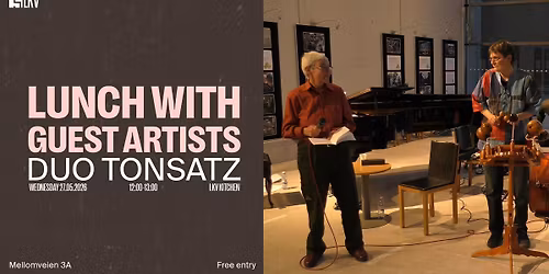 Lunch with Guest Artists: Duo TonSatz