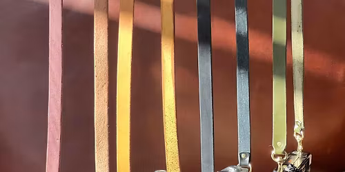 Intro to Leatherworking - Camera Strap Workshop with Amano Goods