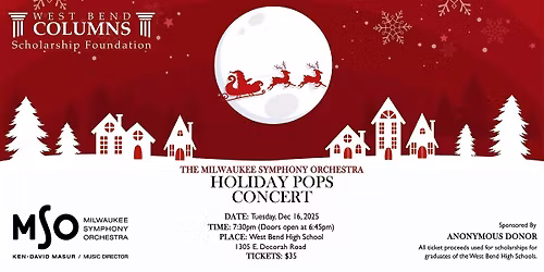 Holiday Pops Concert with the Milwaukee Symphony Orchestra - 2025