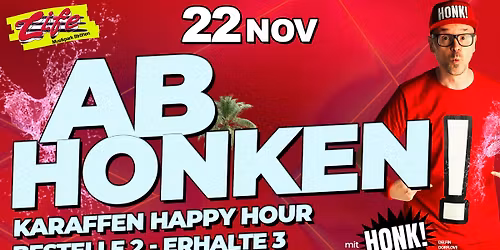 ABHONKEN | Bierk\u00f6nig Star HONK live | 22.11.