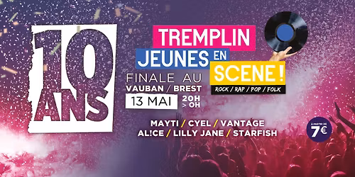 Finale du Tremplin Jeunes en Sc\u00e8ne - 10\u00e9me \u00e9dition- 
