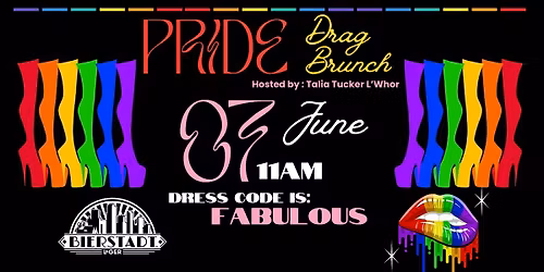 PRIDE Drag Brunch, Hosted by Talia Tucker L'Whor