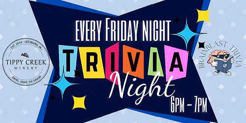 Trivia Night | Friday, Dec. 12th 6pm to 7pm 