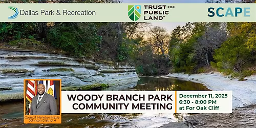 Woody Branch Park: Community Meeting December 2025