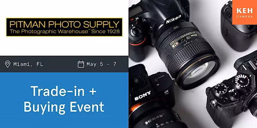 Sell your camera gear (free event- no ticket needed) at Pitman Photo Supply