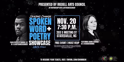 Seasons Change: Spoken Word Poetry Showcase