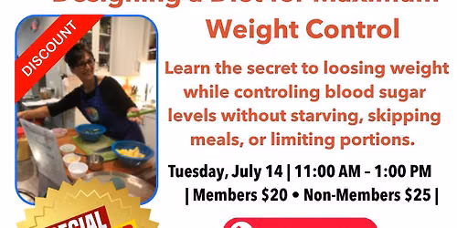 Food for Life - Designing a Diet for Maximum Weight Control with Elaine Jumes