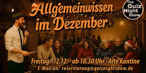 Quiz Night #547.2 - Allgemeinwissen im Dezember (am Freitag)