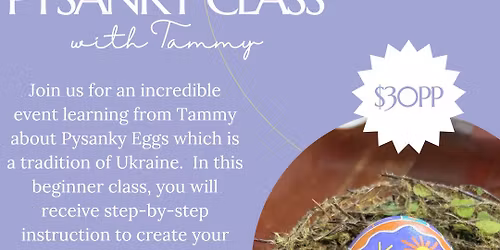 Spring Chick Pysanky Egg Class