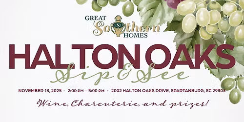 Halton Oaks Sip & See