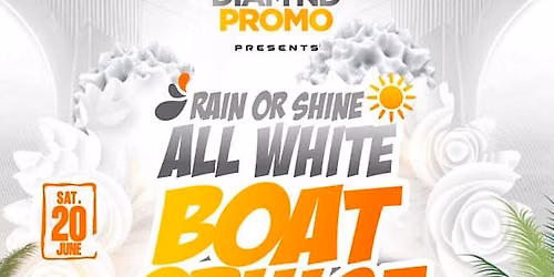 Rain or Shine All White Boat Cruise