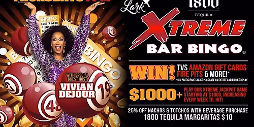 Xtreme Bar Drag Bingo at Lark