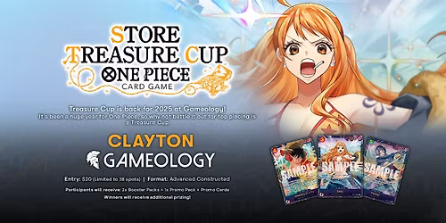 ONE PIECE - Store Treasure Cup - Gameology CLAYTON - 27\/11\/25