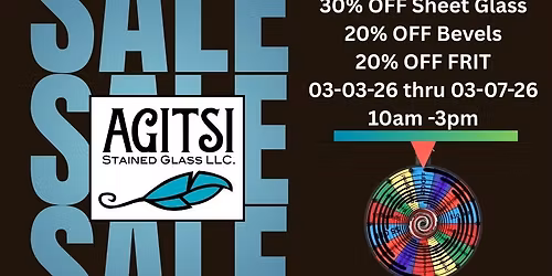 Glass and Stained Glass Supply Sale