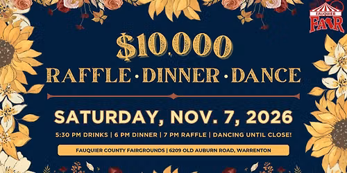 $10,000 Raffle, Dinner & Dance