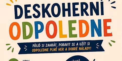 Chebsk\u00e9 deskohern\u00ed odpoledne 2\/5\/2026