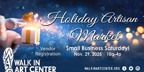 Vendor Registration--2025 Holiday Artisan Market