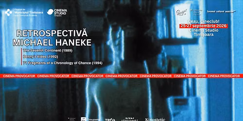 Retrospectivă Haneke la Ceau, Cineclub! şi Zilele Culturii Austriece la Timişoara