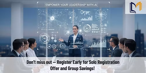 Empower Your Leadership with AI \u2013 1 Day Workshop in Toronto