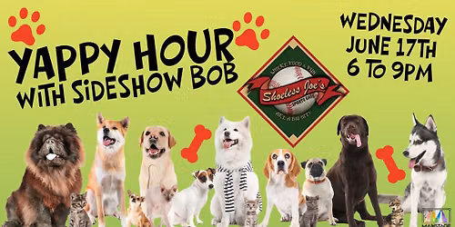 Yappy Hour at Shoeless Joe's with Sideshow Bob!