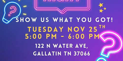 Trivia night at Honey Rock 