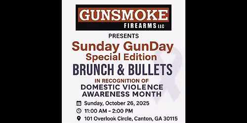 Sunday GunDay Brunch & Bullets